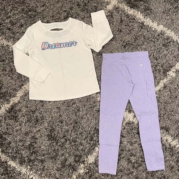 Girls Outfit Bundle Size 14-16 Joggers Leggings Zip up Hoodie All in Motion - Picture 8 of 8